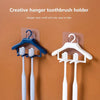 Wall Mounted Hangers Style Toothbrush Holder