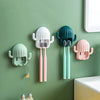 Wall Mounted Cactus Toothbrush Holder