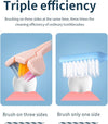 Three sided Soft Bristle Toothbrush