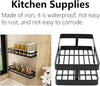Wall Mounted Self Adhesive Spices Organizer