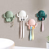 Wall Mounted Cactus Toothbrush Holder