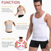 Slim and Lift Men's Body Shaper Vest with Firming Panels - 2024