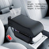 Car Leather Armrest Cushion with Tissue Storage